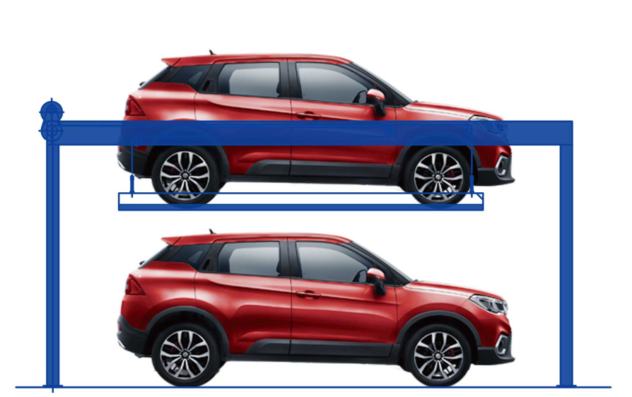 四立柱PJS簡(jiǎn)易升降立體停車(chē)設(shè)備租賃